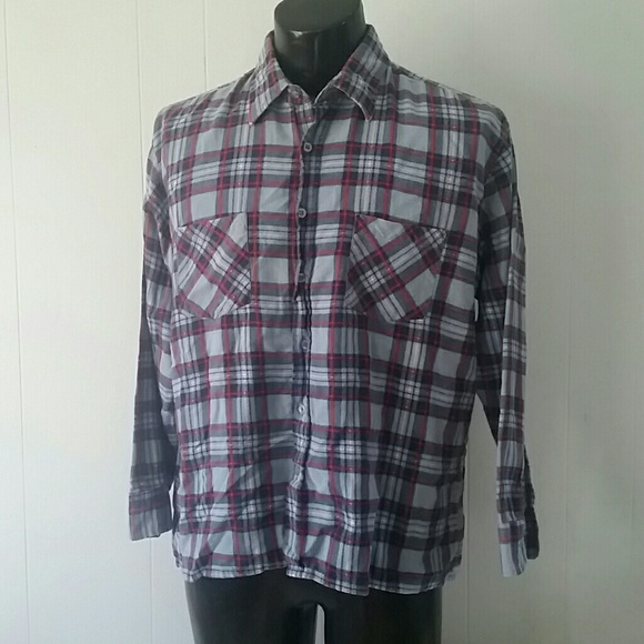 Light Flannel Shirt Vintage soft thin - Picture 1 of 3
